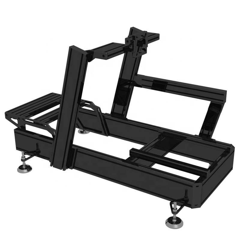 9D Vr Simulator - 40120 Black Aluminum Sports Car Game