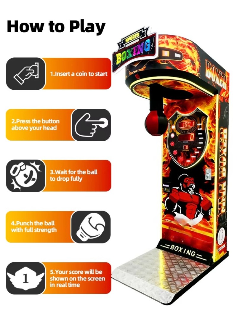 Boxer Machine Boxing Arcade Ga - Boxing Machine Arcade 评论和价格
