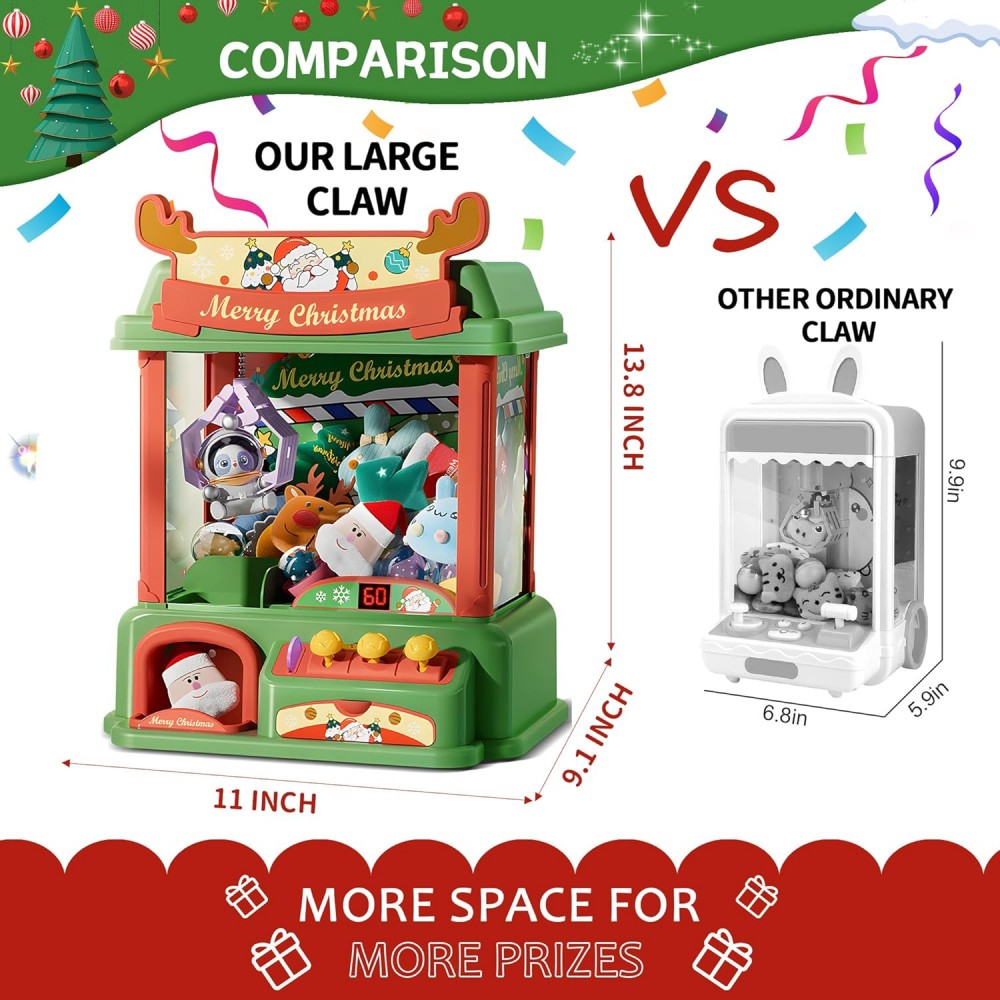 Christmas Claw Machine For Kid - Arcade Vending & Laundry Revenue 评论和价格
