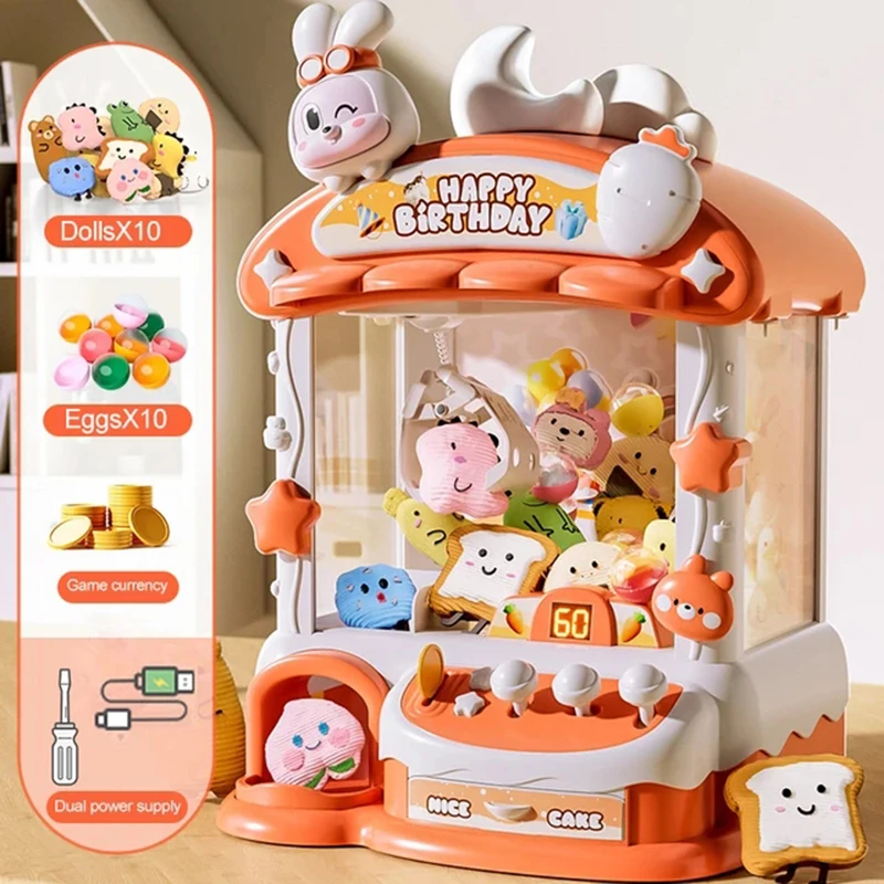Cartoon Claw Game Machine Rabb - Claw Crane Machine 评论和价格