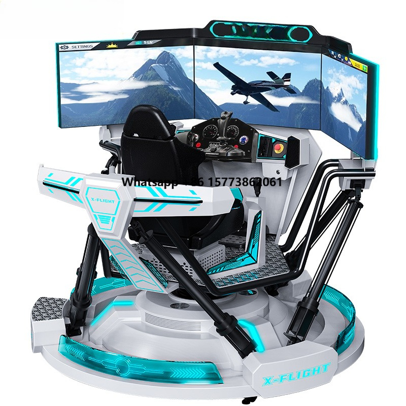 VR Flying Simulator Aircraft T - 9D Vr Simulator 评论和价格
